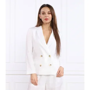 Armani Exchange Lniana marynarka | Regular Fit - Marynarki i żakiety damskie - miniaturka - grafika 1