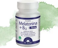Suplementy naturalne - MELATONINA +B12 forte Dr. Jacobs 90 sztuk - miniaturka - grafika 1