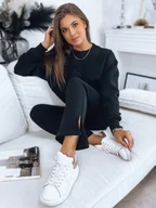 Dresy damskie - Komplet damski dresowy FILAR czarny Dstreet AY0750-M - miniaturka - grafika 1