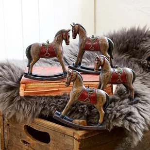 Dekoracja – konik, zestaw 4 szt. Cory - Ozdoby bożonarodzeniowe - miniaturka - grafika 1