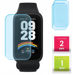 2-PAK Szkło Hybrydowe do Xiaomi Smart Band 9 Active / Redmi Smart Band - Akcesoria do smartwatchy - miniaturka - grafika 1