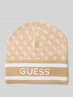 Czapki damskie - Czapka z dzianiny z wyhaftowanym logo model ‘SEVYN’ - miniaturka - grafika 1