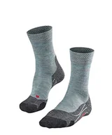 Skarpetki damskie - FALKE Damskie skarpety turystyczne TK2 Melange mieszanka wełny merynosów, 1 opakowanie, niebieskie (Smoke Blue 633), rozmiar: 37-38 - miniaturka - grafika 1