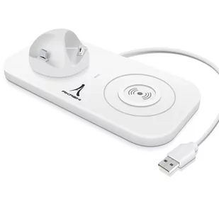 Uniwersalna stacja ładująca 4 w 1 USB-C/Lightning/Micro-USB/QI-Akashi, czarna - Ładowarki do telefonów - miniaturka - grafika 1