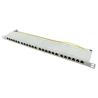 Panele krosownicze - LogiLink NP0062 panel krosowniczy 0.5U - miniaturka - grafika 1
