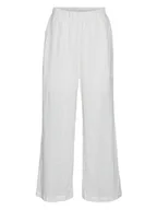 Spodnie damskie - Vero Moda Spodnie w kolorze białym - miniaturka - grafika 1