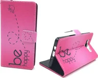 Etui i futerały do telefonów - Etui na telefon komórkowy Samsung Galaxy A5 Be Happy Pink - miniaturka - grafika 1