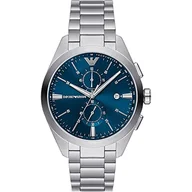Paski - Emporio Armani AR11541 Zegarek dla Mężczyzn Mechanizm Kwarcowy, Chronograficzny, Rozmiar Koperty 43 mm, Pasek ze Stali Nierdzewnej - miniaturka - grafika 1