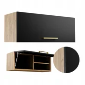 Szafki łazienkowe - Szafka Łazienkowa Wisząca Pozioma 100 Biała 80cm - miniaturka - grafika 1