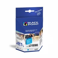 Tusze zamienniki - Black Point Tusz Zamienny do BROTHER LC980/1100C marki cyan IM878-1 - miniaturka - grafika 1