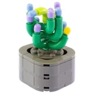 Klocki - Klocki Mini Kwiaty Sanseweria fioletowa 136el - miniaturka - grafika 1