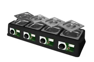Inne urządzenia gastronomiczne - Resto Quality Podgrzewacz do czekolady 4x1,5 l 0,32 kW 230V 780x260x135 mm RQ09.SC4X1.5L - miniaturka - grafika 1