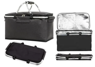 Termiczny Izolowany Koszyk Piknikowy Składany 30l LEAN - Torby termiczne - miniaturka - grafika 1