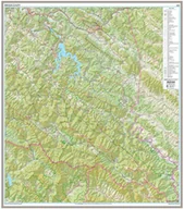 Mapy i plansze edukacyjne - EkoGraf, Bieszczady mapa ścienna na podkładzie do wpinania, 1:35 000 - miniaturka - grafika 1