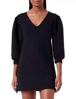 Sukienki - Sisley Sukienka damska, czarny 100, 46 - grafika 1