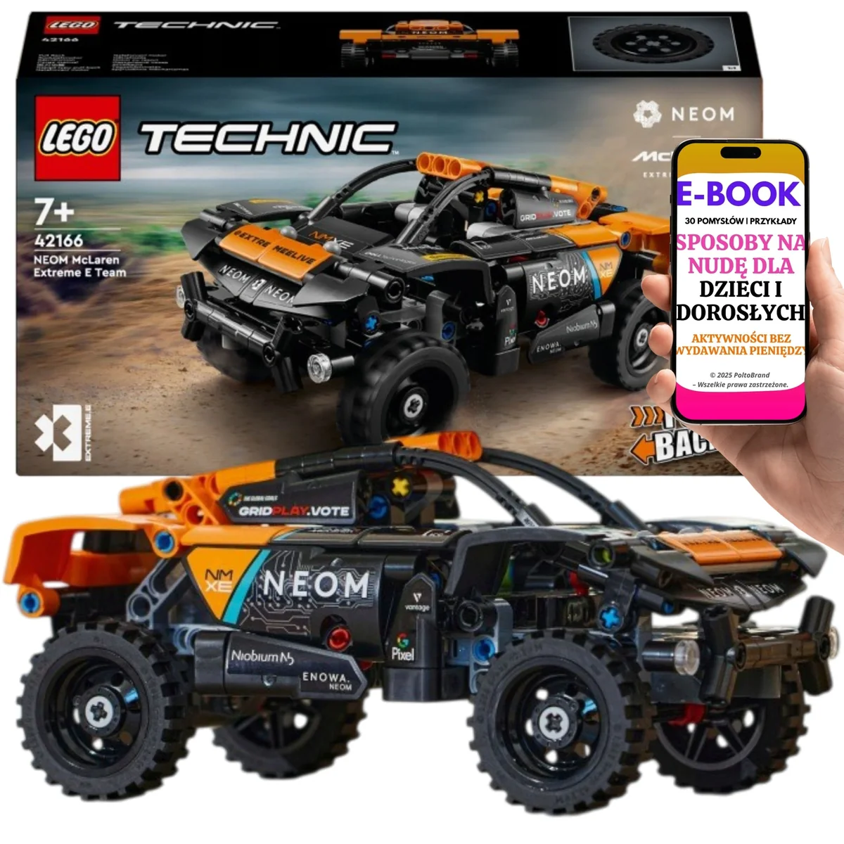 LEGO Samochód Wyścigowy McLaren 42166 dla fana aut • napęd pull-back