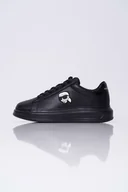 Sneakersy męskie - Sneakersy czarne Karl Lagerfeld KL52530N 00X mono 42 - miniaturka - grafika 1