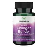 Włosy, skóra, paznokcie - Swanson Vegan Collagen Builder, 60 kapsułek wegetariańskich - miniaturka - grafika 1