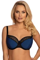 Biustonosze - Biustonosz półusztywnianyVena VB-447 granat-czarny - miniaturka - grafika 1