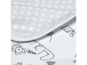 Koce i narzuty dla dzieci - Kocyk bawełniany Hevea Milusie 80x80 (Słoniki Happy) - miniaturka - grafika 1