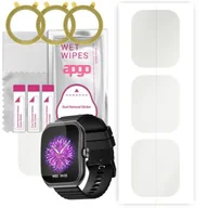 Akcesoria do smartwatchy - 3x folia ochronna hydrożelowa MATOWA do Noise Hexa ArcView - apgo Smartwatch Hydrogel MATTE Protection Ochrona na ekran smartwatcha - miniaturka - grafika 1