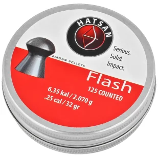 Śrut Hatsan Flash 6.35 mm, 125 szt. 2.07g/32.0gr - Amunicja do wiatrówek - miniaturka - grafika 1