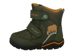Lurchi 63L1083008 śniegowce, Moss Green-Yellow, 24 EU szerokie, Moss Green Yellow, 24 EU Weit - Śniegowce damskie - miniaturka - grafika 1