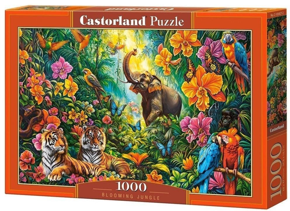 Puzzle 1000 Blooming Jungle CASTOR