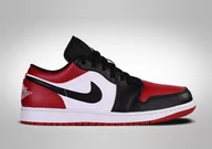Koszykówka - Nike Air Jordan 1 Retro Low Bred Toe - miniaturka - grafika 1