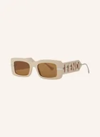 Okulary przeciwsłoneczne - Fendi Okulary Przeciwsłoneczne fn000790 beige - miniaturka - grafika 1