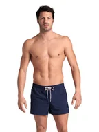 Kąpielówki męskie - Arena Szorty kąpielowe w kolorze granatowym - miniaturka - grafika 1