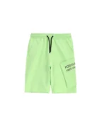 Spodenki damskie - Coccodrillo Szorty sportowe WC5120501VBC Zielony Regular Fit - miniaturka - grafika 1