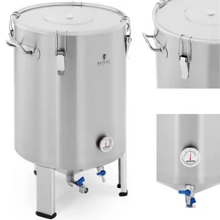 Royal Catering Pojemnik fermentacyjny 60 l 0-40°C stal nierdzewna RCBM-60CF - Inne urządzenia gastronomiczne - miniaturka - grafika 1