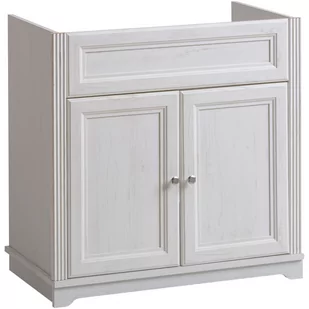 Szafka Łazienkowa Stojąca Pod Umywalkę 80 cm 821 Palace White Comad Biały Andersen - Szafki łazienkowe - miniaturka - grafika 1