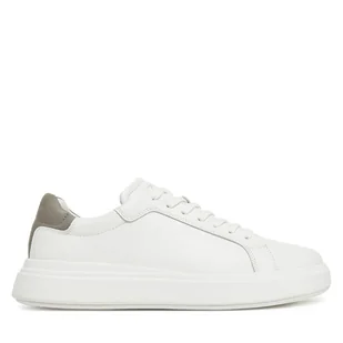 Sneakersy Calvin Klein Low Top Lace Up Lth HM0HM01016 Biały - Sneakersy męskie - miniaturka - grafika 1