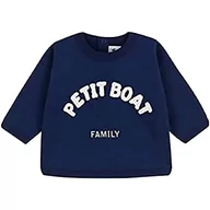 Bluzy i sweterki niemowlęce - Petit Bateau Bluza dla dzieci, Średniowieczny niebieski, 12 miesięcy - miniaturka - grafika 1