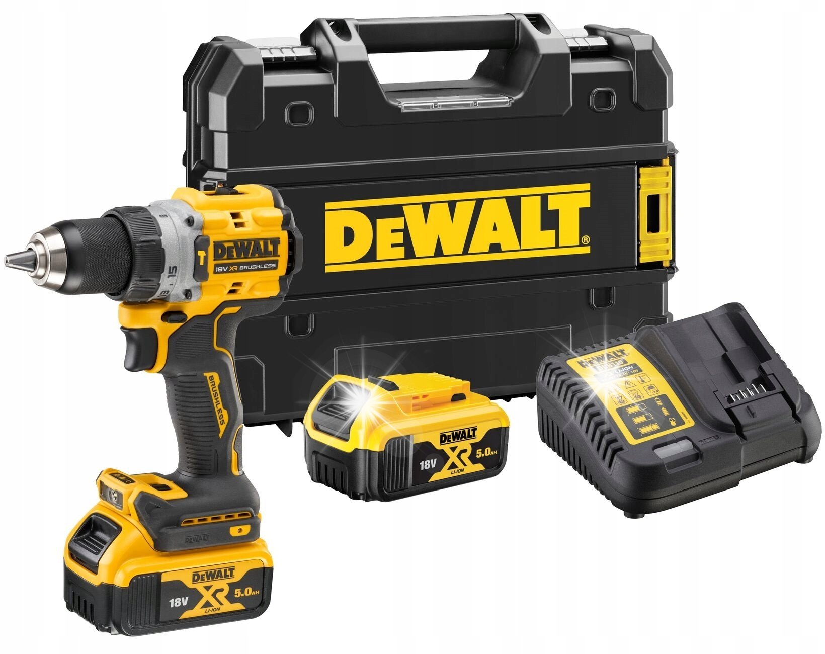 DEWALT WIERTARKO-WKRĘTARKA 90NM 18V DCD805P2T 2AKU