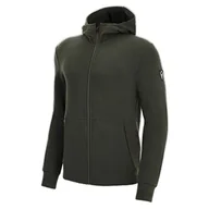 Bluzy męskie - Macron Męska bluza Athleisure Fcc Namche 3D na całej długości zapinana na zamek bluza Milgrn/Blk, zielono-czarna, XL, Zielono-czarny, XL - miniaturka - grafika 1