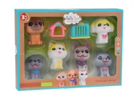 Figurki dla dzieci - DLA DZIECI ZESTAW GUMOWE FIGURKI PIESKI - miniaturka - grafika 1