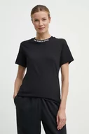 Koszulki sportowe damskie - The North Face t-shirt bawełniany damski kolor czarny NF0A87DJJK31 - miniaturka - grafika 1