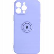 Etui i futerały do telefonów - Bizon Etui Case Silicone Ring iPhone 13 Pro Max fioletowe BCSRIP13PMLPU - miniaturka - grafika 1