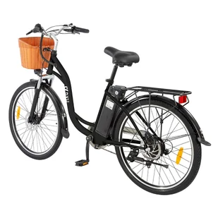 Rower Elektryczny DYU C6 Opony 26*1,95 Cala, Silnik 350W, Bateria 36V 12,5Ah, Prędkość Maks. 25km/h - Czarny - Rowery elektryczne - miniaturka - grafika 4
