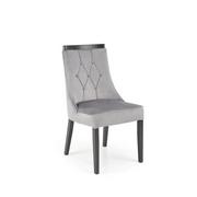 Krzesła - Krzesło Drewniane Royal Czarny / Popiel Halmar - miniaturka - grafika 1