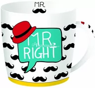 Kubki - KUBEK PORCELANOWY W PUSZCE - Mr. Right  217 RIGH) - miniaturka - grafika 1