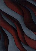 Dywany - Dywan COSTA 03 czerwony / szary / czarny, 80x150 cm - miniaturka - grafika 1