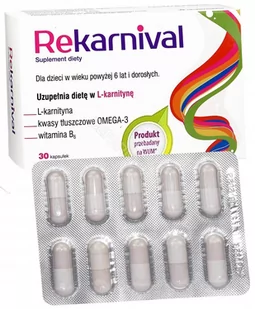NEURAXPHARM Rekarnival x 30 kaps - Odchudzanie i oczyszczanie - miniaturka - grafika 1