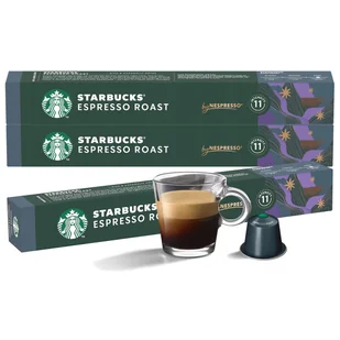 STARBUCKS Kawa w kapsułkach Espresso Roast, kompatybilna z Nespresso 30 kapsułek - Kawa w kapsułkach i saszetkach - miniaturka - grafika 1