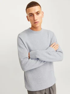 Jack & Jones Sweter "Milano" w kolorze jasnoszarym - Swetry męskie - miniaturka - grafika 1