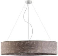 Lampy sufitowe - Lampa wisząca do sypialni PORTO fi - 100 cm - kolor szary melanż - miniaturka - grafika 1