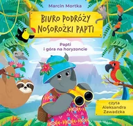 Audiobooki dla dzieci i młodzieży - Biuro podróży nosorożki Papti. Papti i góra na horyzoncie - miniaturka - grafika 1